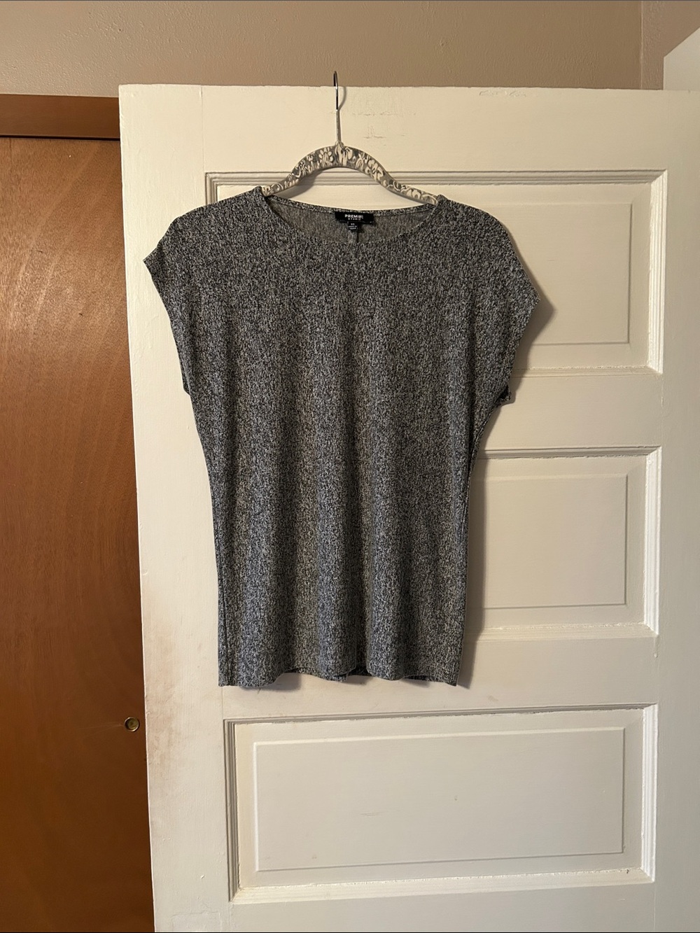 Premise Heathered Gray Short Sleeve Crew Tee